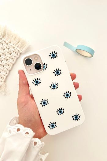 Lamelif  ıPhone 13-14 Göz Baskılı Telefon Kılıfı