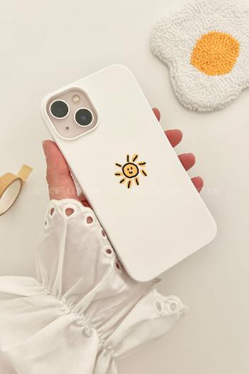 Lamelif  ıPhone 13-14 Sunny Baskılı Telefon Kılıfı