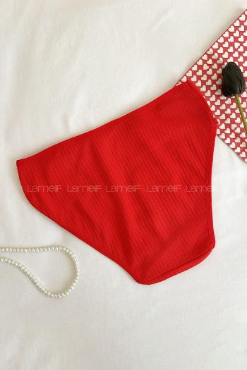 Red Cotton Fabric Scanties