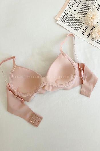 Powder Cotton Fabric Underwire Support Bralet