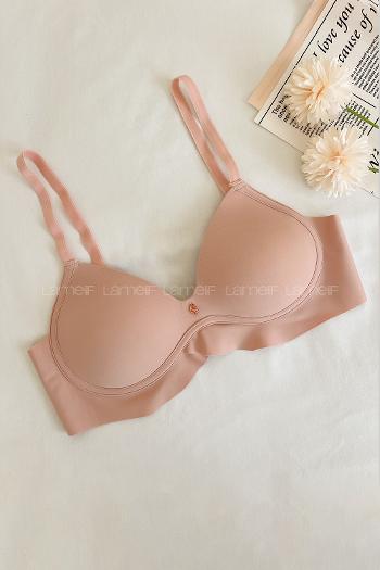 Powder Cotton Fabric Underwire Support Bralet