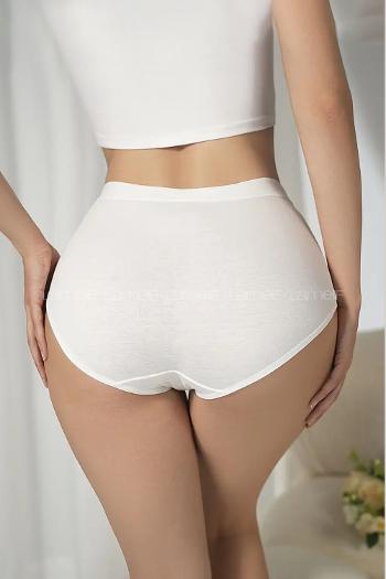 White Cotton Fabric Scanties