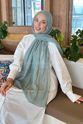Lamelif Müslin Şal Çağla Yeşili