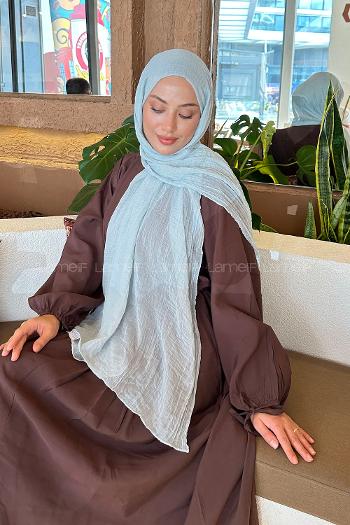 Lamelif Müslin Şal Su Yeşili