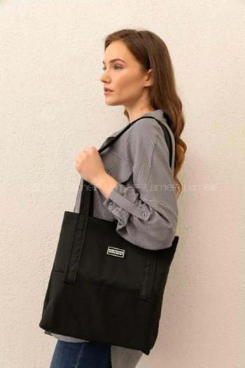Black Without Accessories Rope Hand Bag Bag