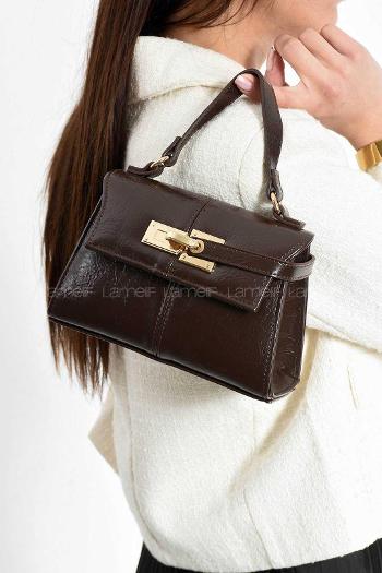 Lamelif Anastasia Model Kadın El Ve Omuz Çantası Acı Kahve