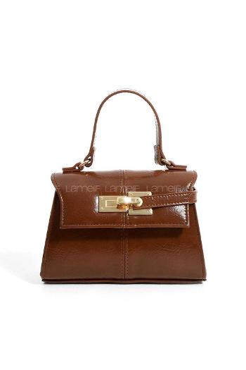 Lamelif Anastasia Model Kadın El Ve Omuz Çantası Taba