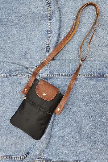 Lamelif Su Geçirmez Telefonluk Cüzdan Çanta Siyah