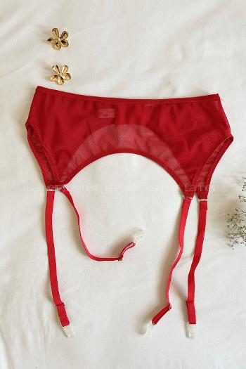 Red Cotton Fabric Underwire Unsupport 