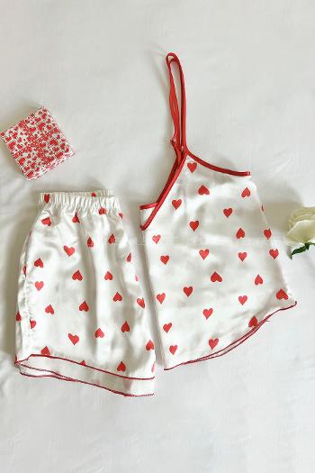 Lamelif Saten Takım Desteksiz