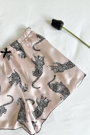 Lamelif Saten Takım Desteksiz