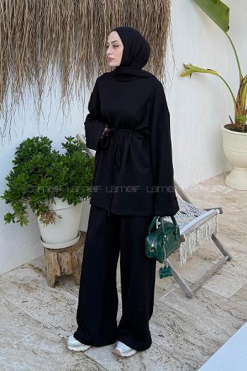Lamelif Oysho İkili Tesettür Takım Siyah