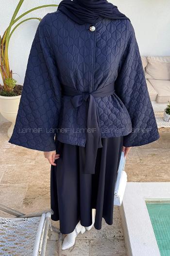 Lamelif Scuba Etekli İkili Takım Lacivert