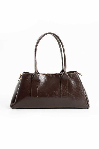 Lamelif Zeına Model Kadın El Ve Omuz Çantası Acı Kahve