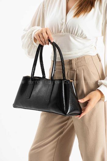 Lamelif Zeına Model Kadın El Ve Omuz Çantası Siyah