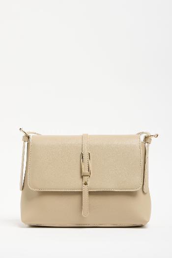 Lame Luxury Gold Detaylı Kadın Çanta Vizonrengi