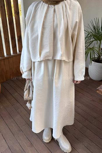 Lamelif Cupra Su Geçirmez Takım Krem