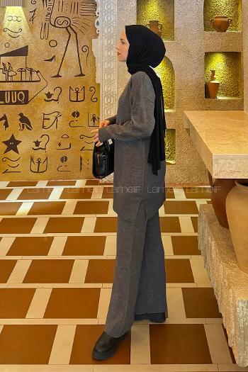 Lamelif Kalpli Triko TakımFüme