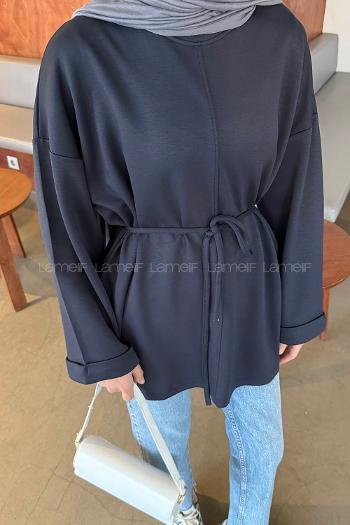 Anthracite Crew Neck Long Arm Sweatshirt