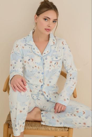 White Shirt Collar Long Arm Cotton Fabric Regular Trousers Comfortable Suit