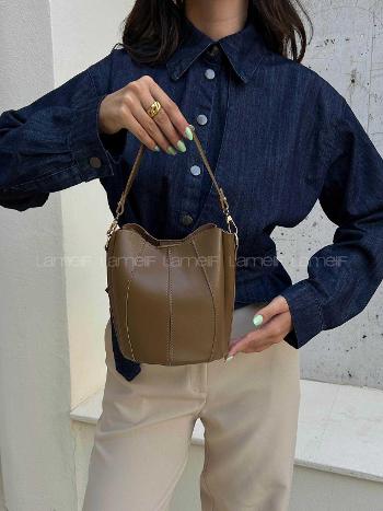 Oil Green Without Accessories Skin Hand Bag Arm Bag Bag