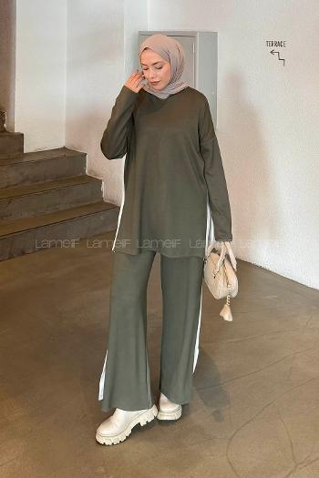 Lamelif Biyeli İkili Takım Haki