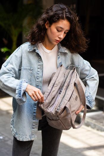 Lamelif San Morris Büyük Boy Kol Çantası