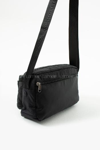 Lamelif San Morris Kadın 3 Gözlü Paraşüt Kumaş Ayarlanabilir Çapraz Askılı Çanta