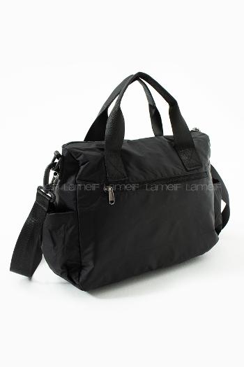 Black Buckle Skin Hand Bag Bag