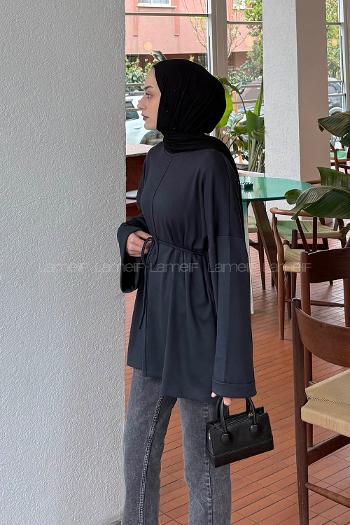 Anthracite Crew Neck Long Arm Sweatshirt