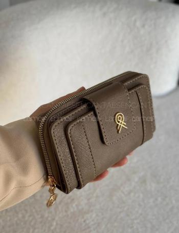 Soft Brown Buckle Skin Hand Bag Bag