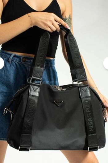 Lamelif Gold Detaylı Büyük Boy Çanta