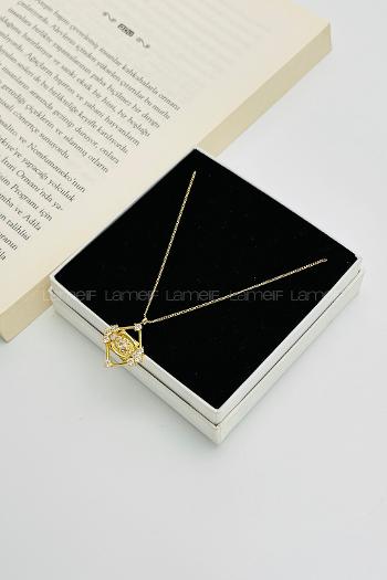 Gold Gold Straight Necklace