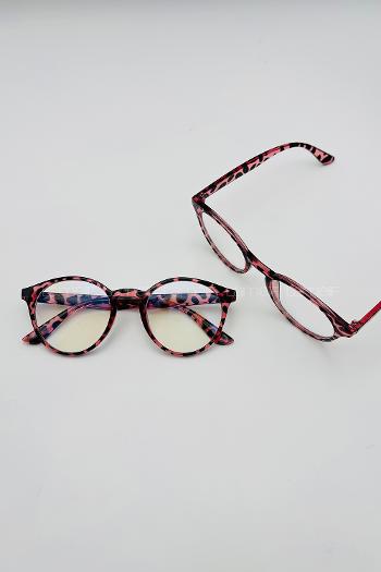 Lamelif Ayriss Leopar Desenli Çerçeve Güneş Gözlüğü