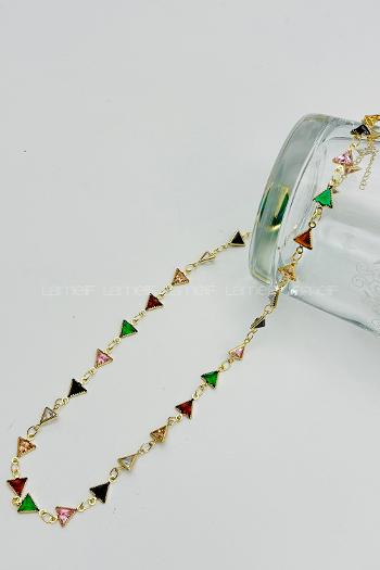 Gold Gold Straight Necklace