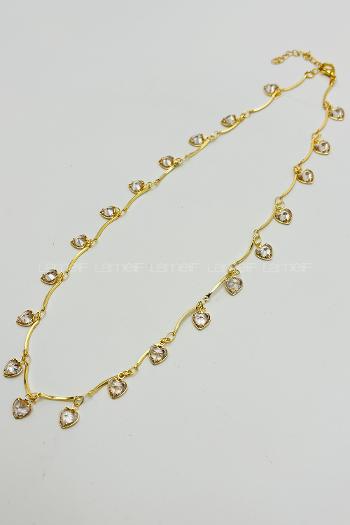 Gold Gold Straight Necklace