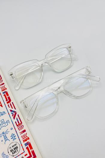 Lamelif İnes Şeffaf Çerçeve Şeffaf İmaj Gözlük