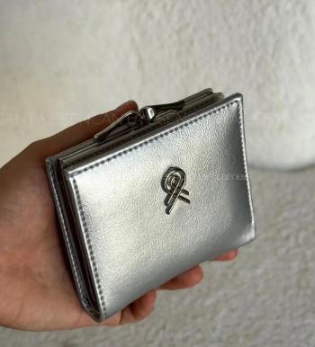 Silver Buckle Skin Hand Bag Bag