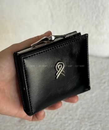 Black Buckle Skin Hand Bag Bag