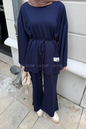 Lamelif Oysho Armalı İkili Takım Lacivert