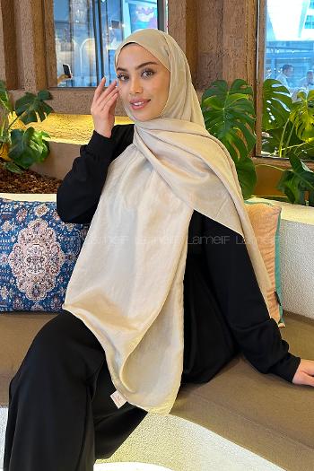 Lamelif Brisa Vual Şal Bej