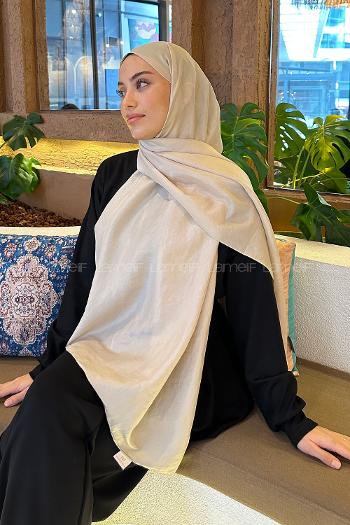 Lamelif Brisa Vual Şal Bej