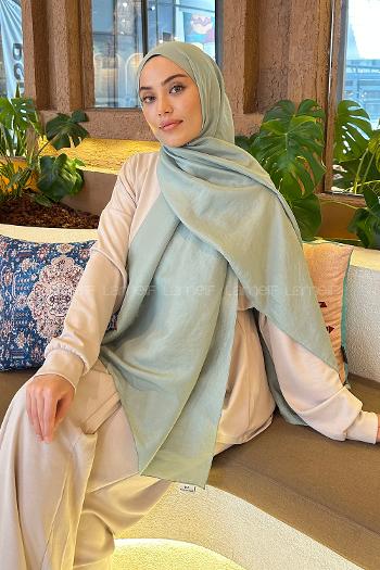 Lamelif Brisa Vual Şal Çağla Yeşili