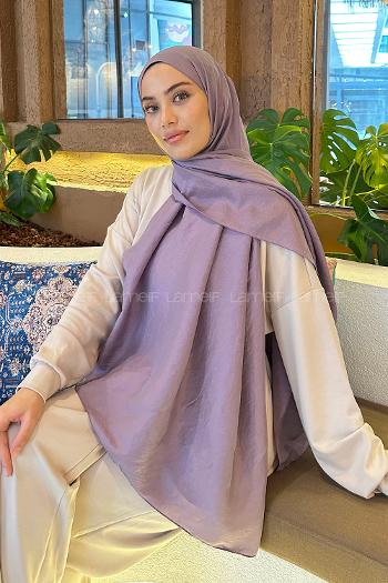 Lamelif Brisa Vual Şal Leylak