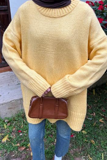 Lamelif Yumoş Kazak Sarı