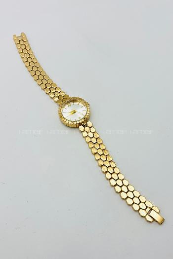 Lamelif Gold Metal Kordon Kol Saati