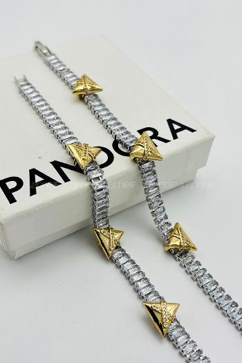 Gold-1 Belted Gold Straight Wristband