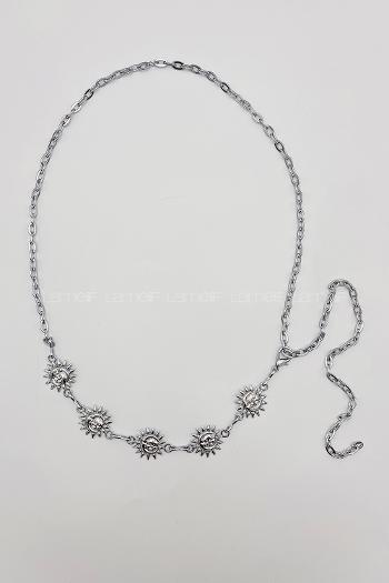 Lamelif Gümüş Sunshine Zincir Kemer