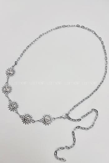 Lamelif Gümüş Sunshine Zincir Kemer