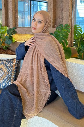 Honey Cotton Fabric Straight Shawl